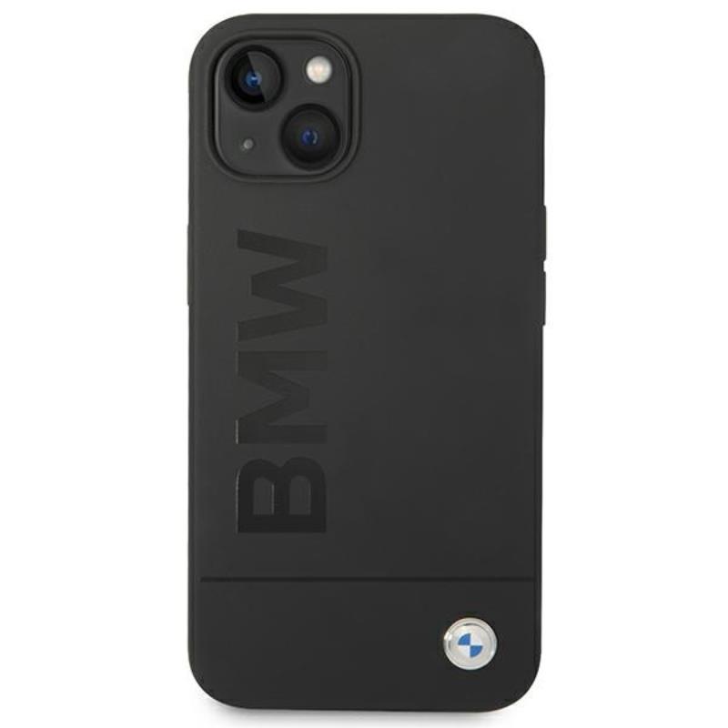BMW Silicone Signature Logo MagSafe - Etui iPhone 14 Plus (czarny)