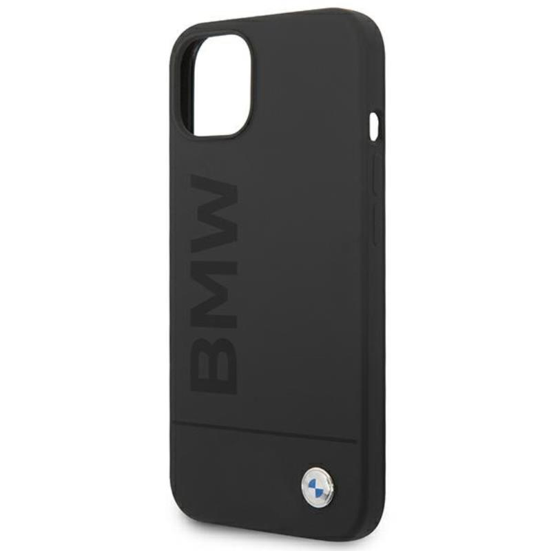 BMW Silicone Signature Logo MagSafe - Etui iPhone 14 Plus (czarny)