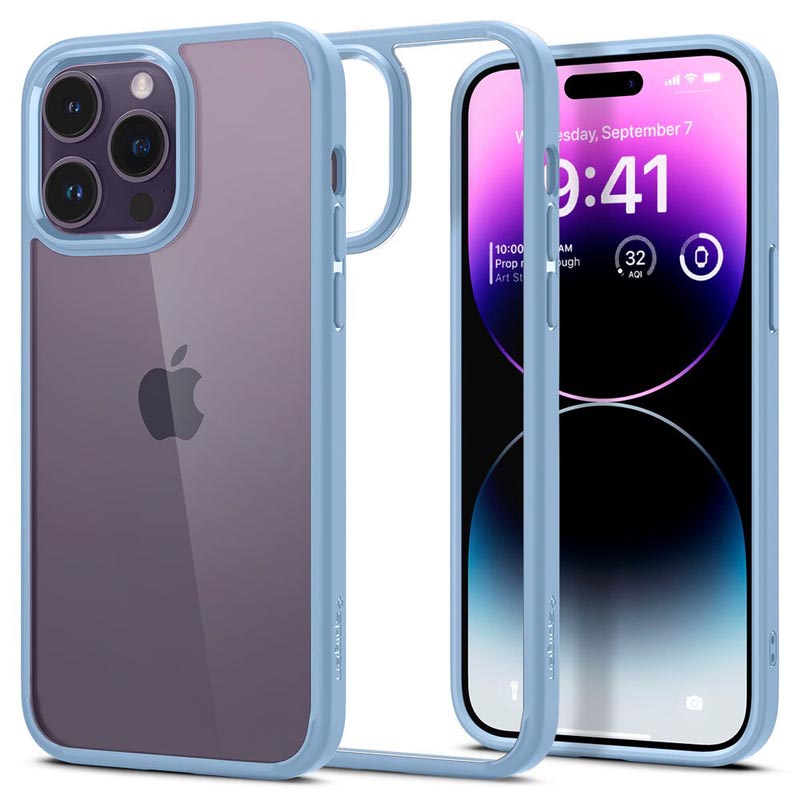 Spigen Ultra Hybrid - Etui do iPhone 14 Pro Max (Niebieski)