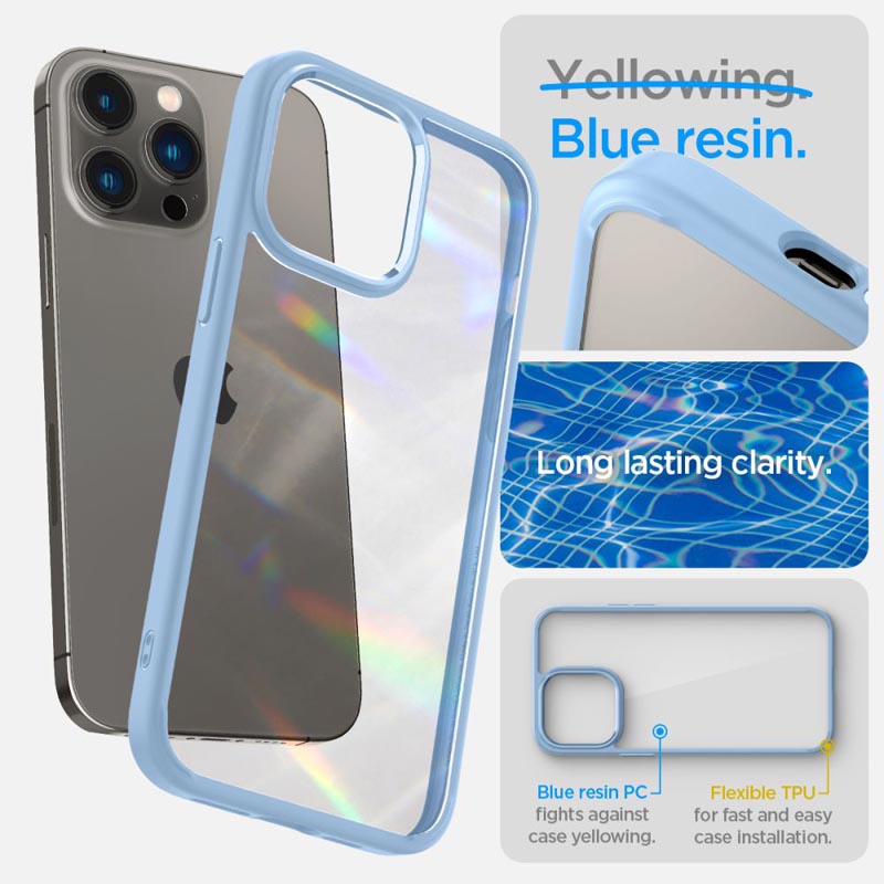 Spigen Ultra Hybrid - Etui do iPhone 14 Pro Max (Niebieski)