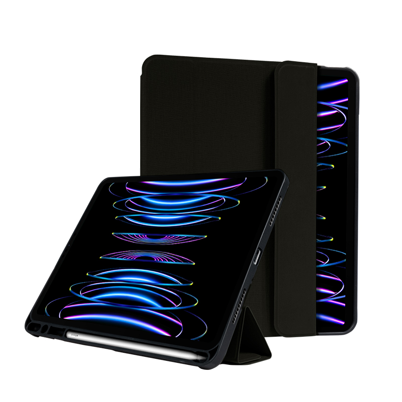 Crong FlexFolio – Etui iPad Air 11” M3 (2025) / iPad Air 11” M2 (2024) / iPad Air 10.9” (5-4 gen.) / iPad Pro 11" (2022-2021) z funkcją Apple Pencil (czarny)