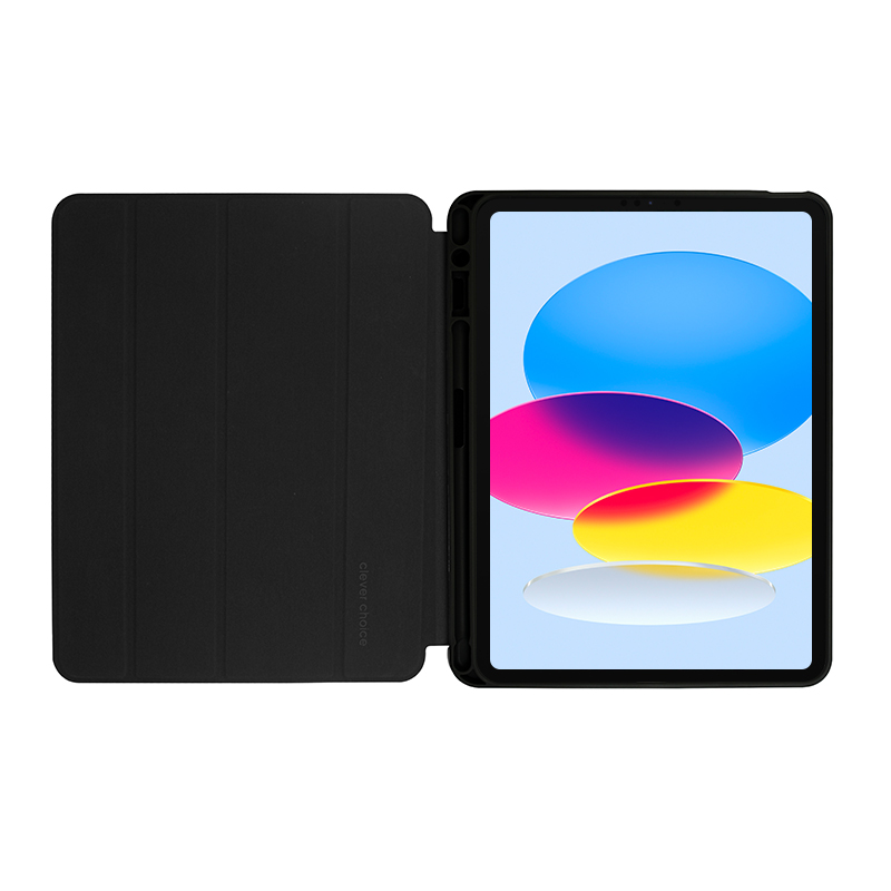 Crong FlexFolio – Etui iPad 11" (2025) / iPad 10.9" (2022) z funkcją Apple Pencil (czarny)