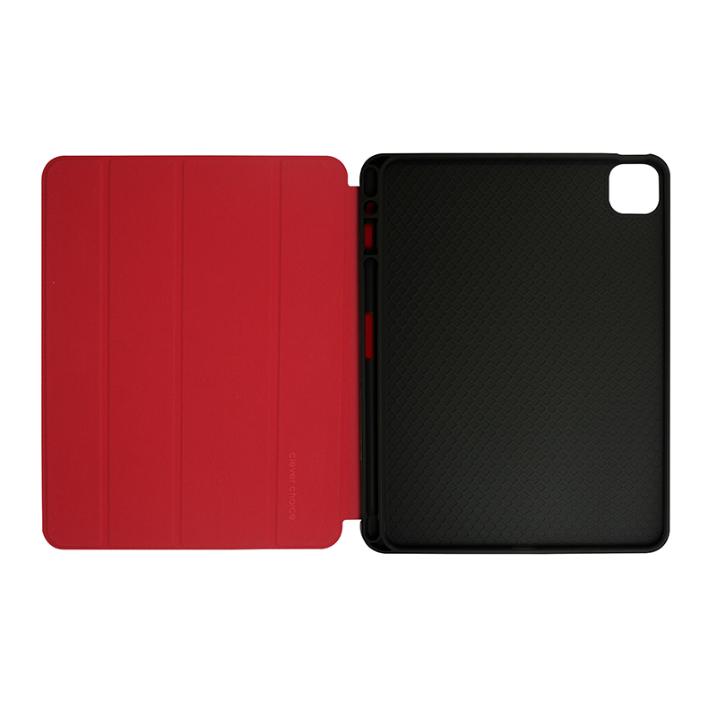 Crong FlexFolio – Etui iPad Air 11” M3 (2025) / iPad Air 11” M2 (2024) / iPad Air 10.9” (5-4 gen.) / iPad Pro 11" (2022-2021) z funkcją Apple Pencil (czerwony)