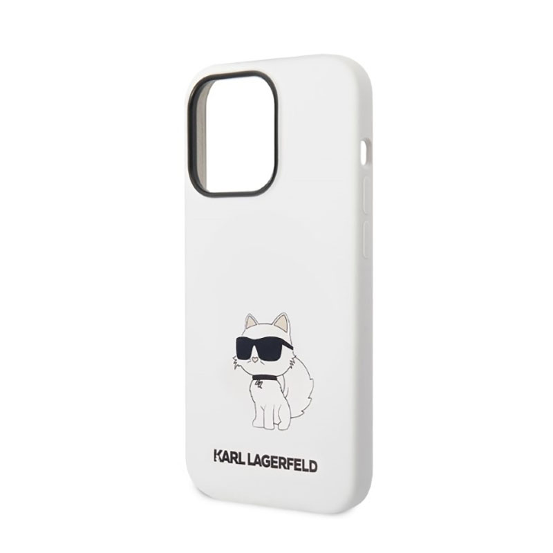 Karl Lagerfeld Silicone NFT Choupette - Etui iPhone 14 Pro Max (biały)