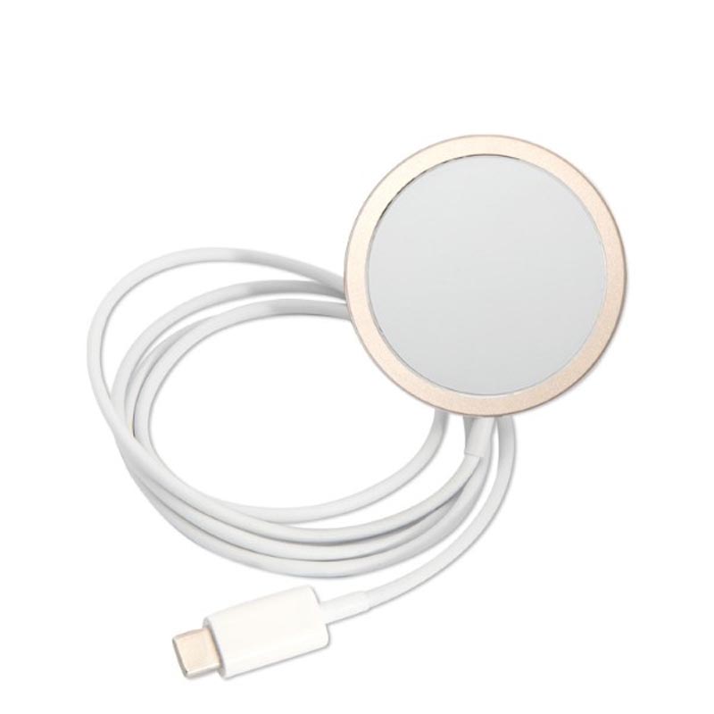 Guess Bundle Pack MagSafe 4G - Zestaw etui + ładowarka MagSafe iPhone 14 Pro Max (niebieski/złoty)