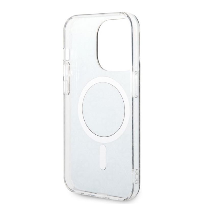 Guess Bundle Pack MagSafe 4G - Zestaw etui + ładowarka MagSafe iPhone 14 Pro Max (czarny/złoty)