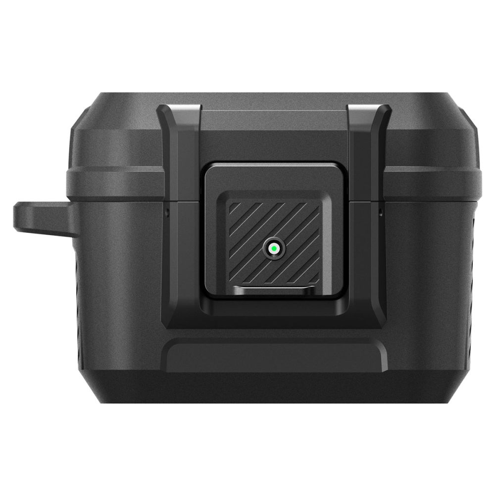 Spigen Lock Fit - Pancerne etui do Apple Airpods Pro 1 / 2 (Czarny)