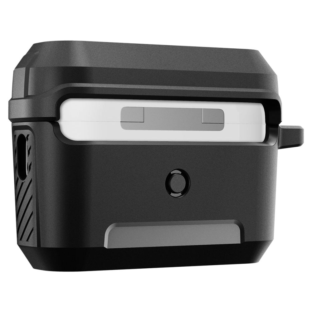 Spigen Lock Fit - Pancerne etui do Apple Airpods Pro 1 / 2 (Czarny)