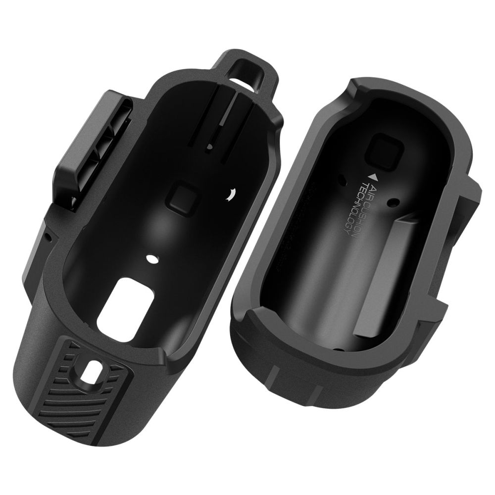 Spigen Lock Fit - Pancerne etui do Apple Airpods Pro 1 / 2 (Czarny)