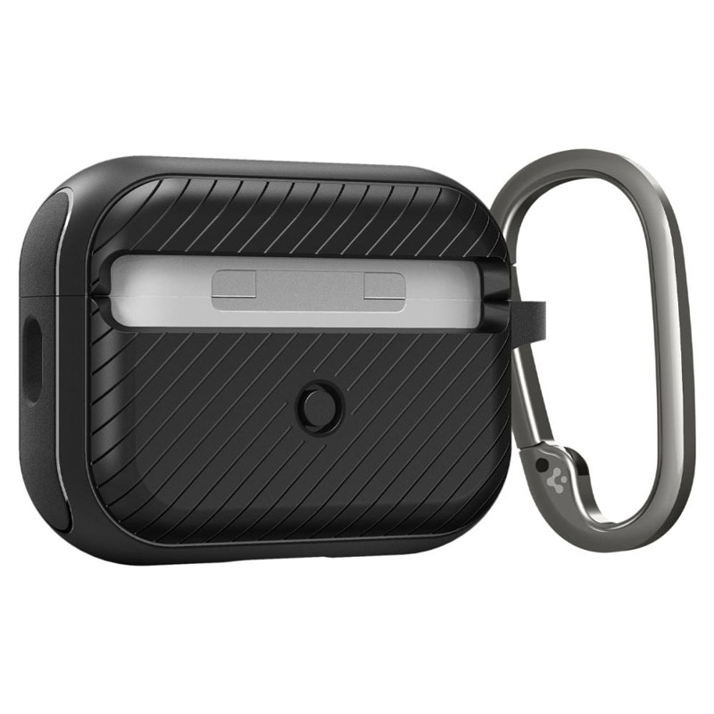 Spigen Mag Armor MagSafe - Etui do Apple Airpods Pro 1 / 2 (Czarny)
