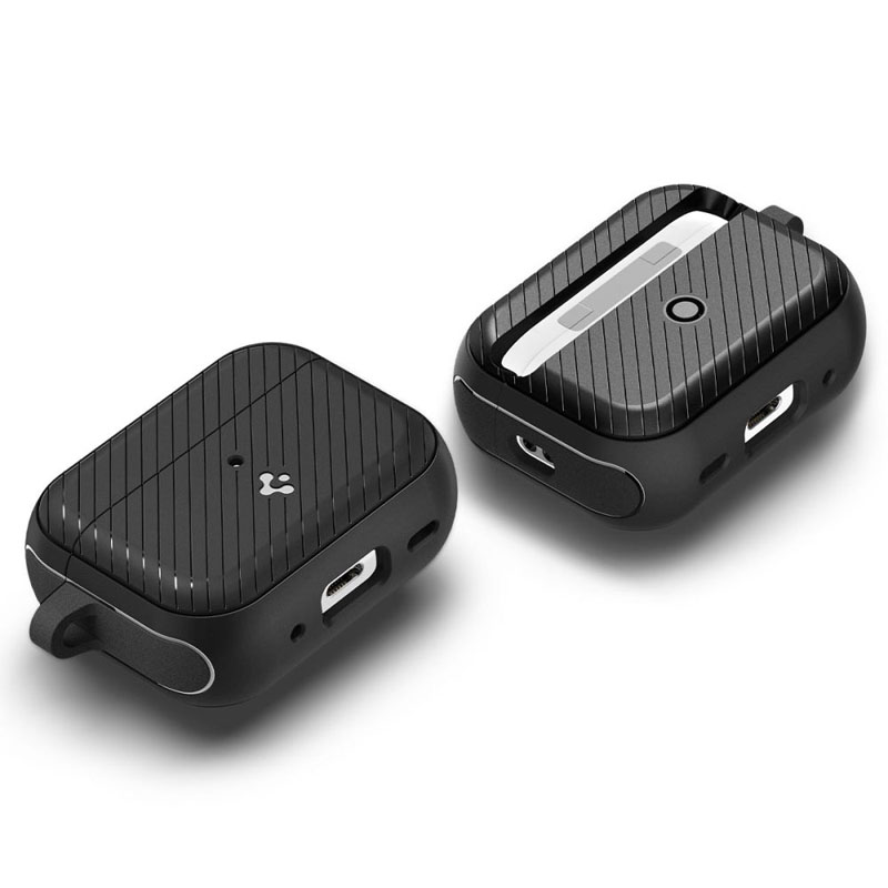 Spigen Mag Armor MagSafe - Etui do Apple Airpods Pro 1 / 2 (Czarny)