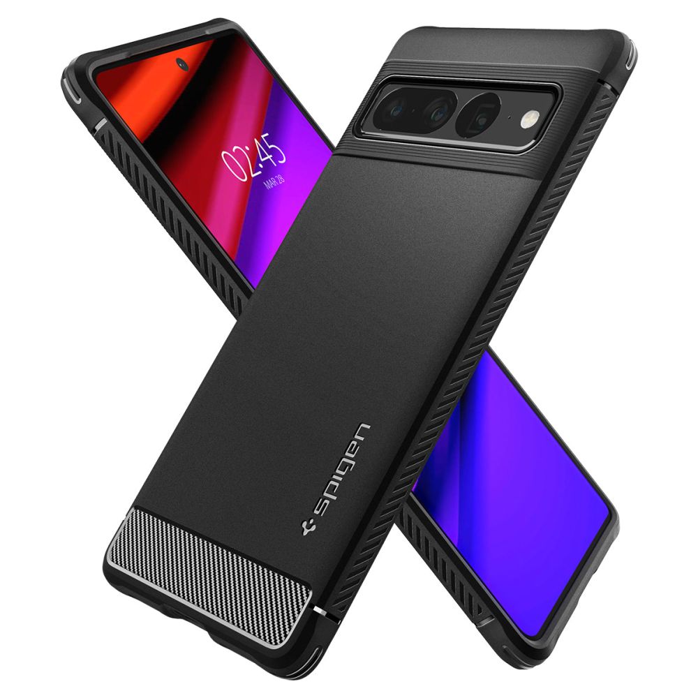 Spigen Rugged Armor - Etui do Google Pixel 7 Pro (Czarny)