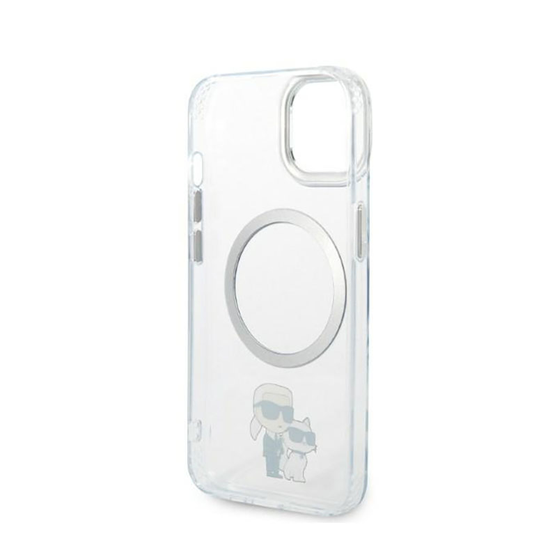 Karl Lagerfeld IML NFT Karl & Choupette MagSafe - Etui iPhone 14 Plus (przezroczysty)