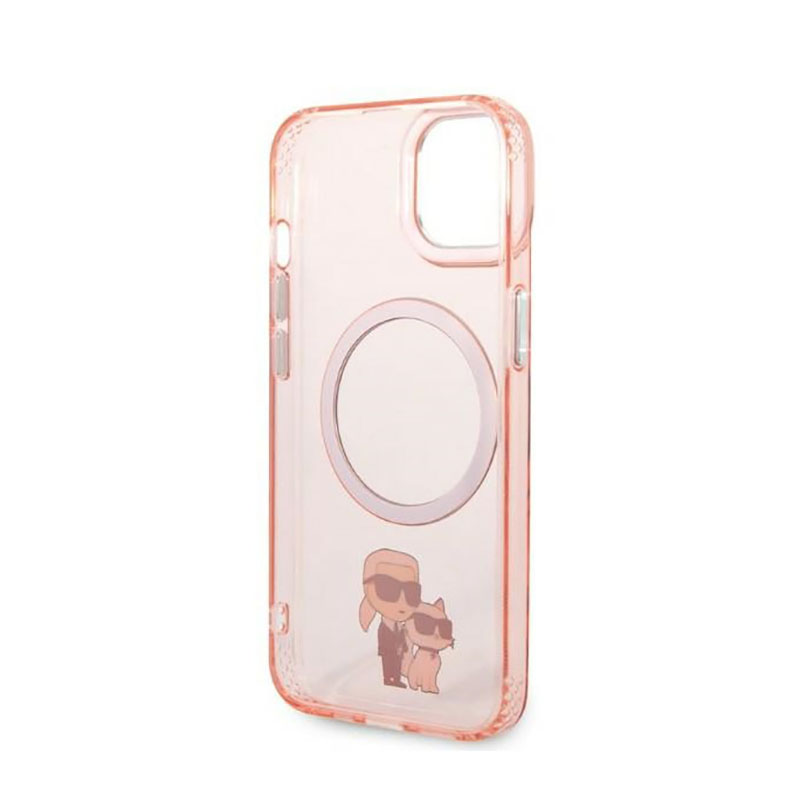 Karl Lagerfeld IML NFT Karl & Choupette MagSafe - Etui iPhone 14 (różowy)