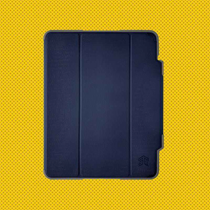STM Dux Plus - Etui pancerne iPad 11" (2025) / 10.9" (2022) MIL-STD-810G z uchwytem Apple Pencil (Midnight Blue)