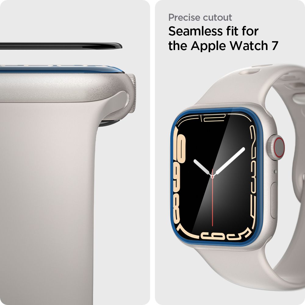 Spigen Proflex EZ FIT 2-Pack - Szkło hybrydowe do Apple Watch 8 / 7 45 mm (2 szt)