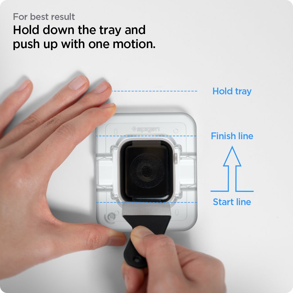 Spigen Proflex EZ FIT 2-Pack - Szkło hybrydowe do Apple Watch 8 / 7 45 mm (2 szt)