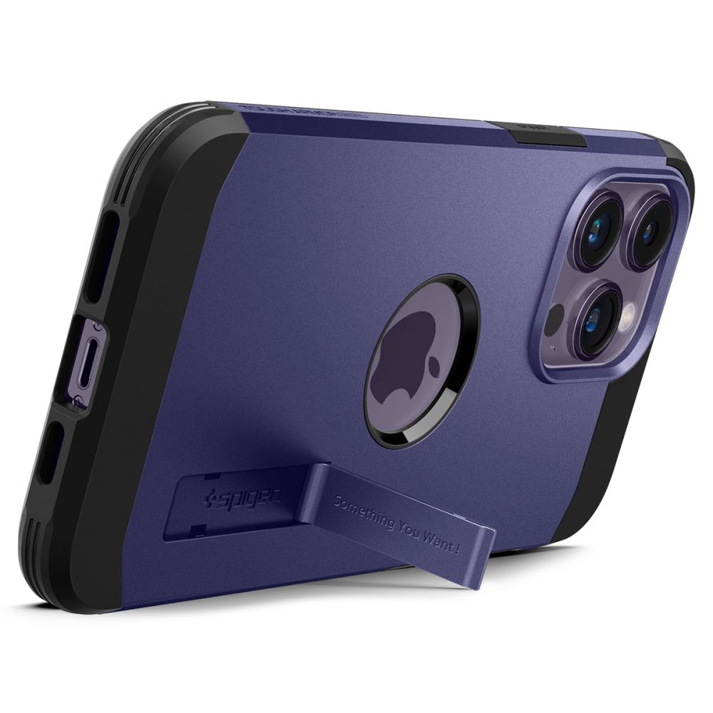 Spigen Tough Armor MagFit - Etui do iPhone 14 Pro Max MagSafe (fioletowy)