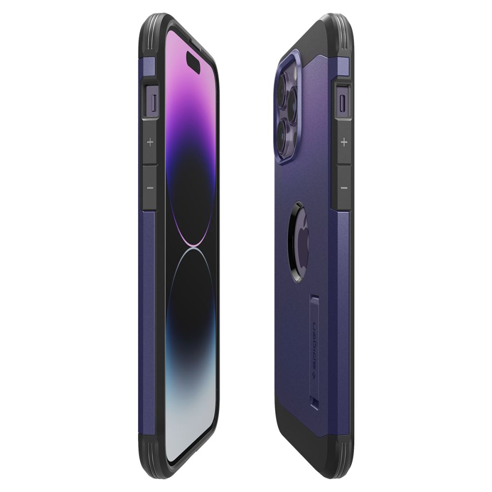 Spigen Tough Armor MagFit - Etui do iPhone 14 Pro Max MagSafe (fioletowy)
