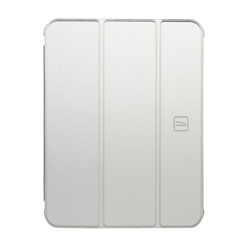 Tucano Satin Case – Etui do iPad 11" (2025) / iPad 10.9" (2022) w/Magnet & Stand up z uchwytem Apple Pencil (srebrny)