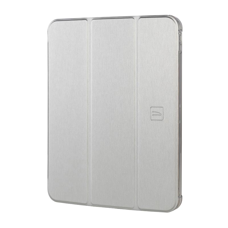 Tucano Satin Case – Etui do iPad 11" (2025) / iPad 10.9" (2022) w/Magnet & Stand up z uchwytem Apple Pencil (srebrny)