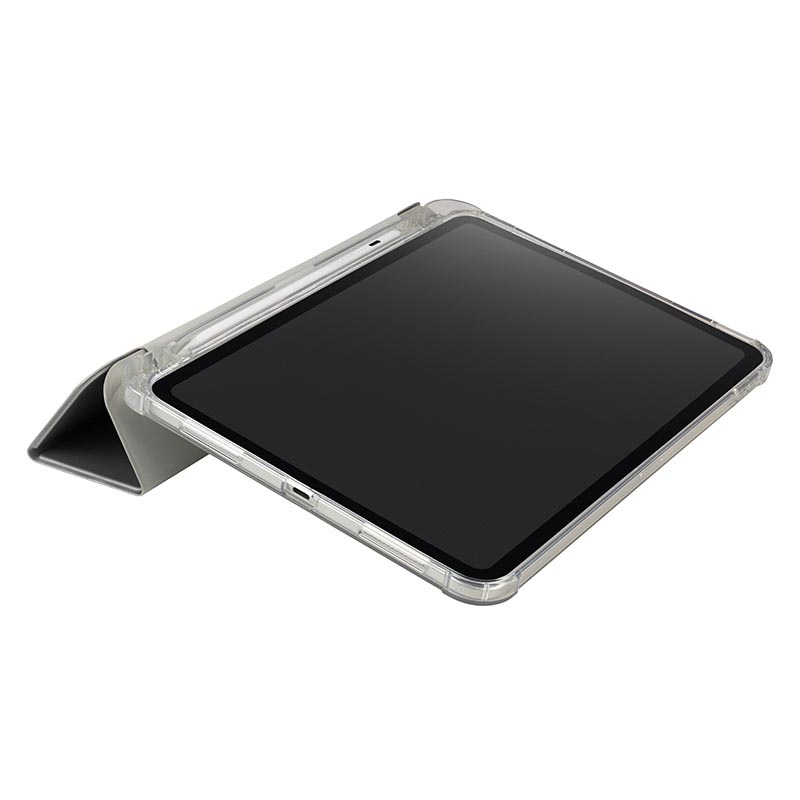 Tucano Satin Case – Etui do iPad 11" (2025) / iPad 10.9" (2022) w/Magnet & Stand up z uchwytem Apple Pencil (srebrny)