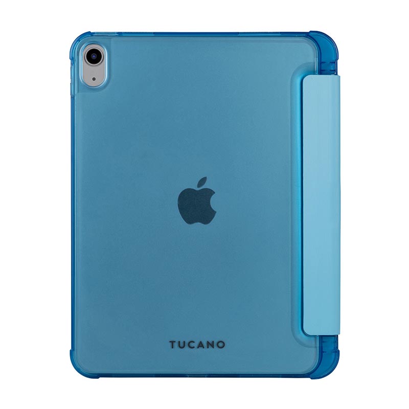 Tucano Satin Case – Etui do iPad 11" (2025) / iPad 10.9" (2022) w/Magnet & Stand up z uchwytem Apple Pencil (niebieski)