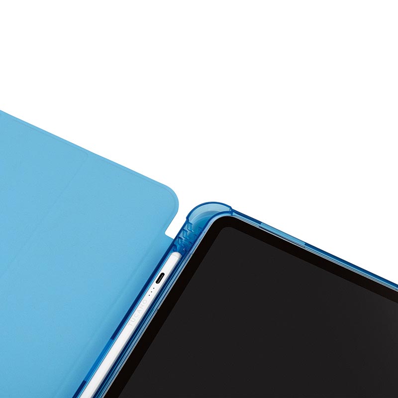 Tucano Satin Case – Etui do iPad 11" (2025) / iPad 10.9" (2022) w/Magnet & Stand up z uchwytem Apple Pencil (niebieski)