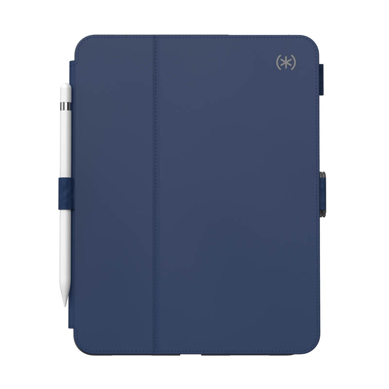 Speck Balance Folio – Etui iPad 11" (2025) / 10.9" (2022) z powłoką MICROBAN w/Magnet & Stand up (Arcadia Navy/Moody Grey)