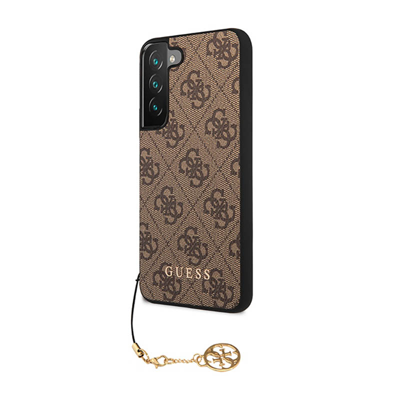 Guess 4G Charms Collection - Etui Samsung Galaxy S23 (brązowy)