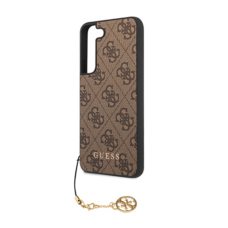 Guess 4G Charms Collection - Etui Samsung Galaxy S23 (brązowy)