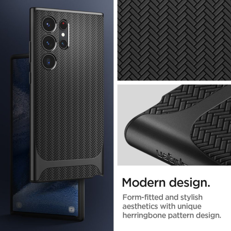 Spigen Neo Hybrid - Etui do Samsung Galaxy S23 Ultra (Czarny)