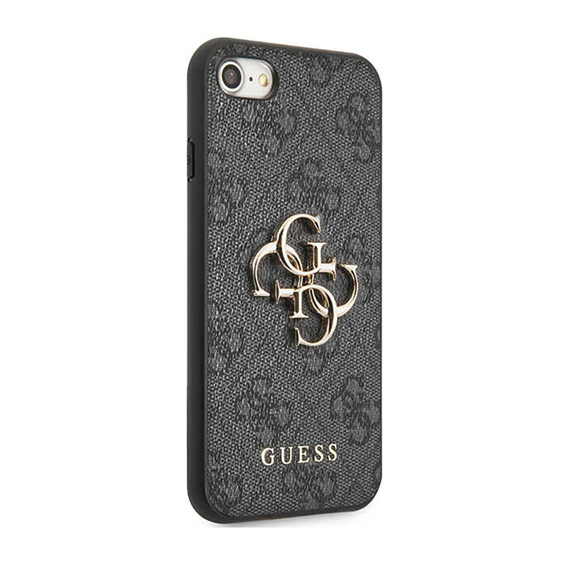 Guess 4G Big Metal Logo - Etui iPhone SE (2022/2020) / 8 / 7 (szary)