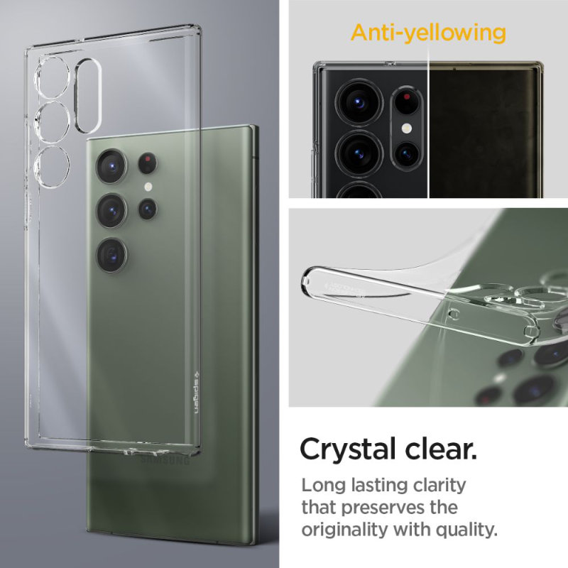 Spigen Liquid Crystal - Etui do Samsung Galaxy S23 Ultra (Przezroczysty)