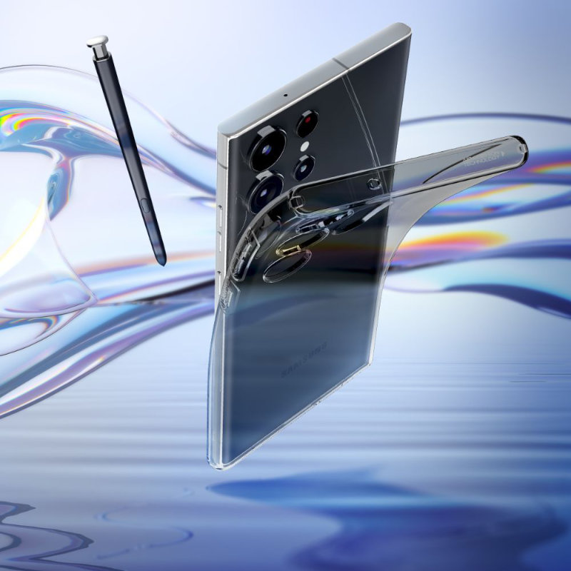 Spigen Liquid Crystal - Etui do Samsung Galaxy S23 Ultra (Space Crystal)
