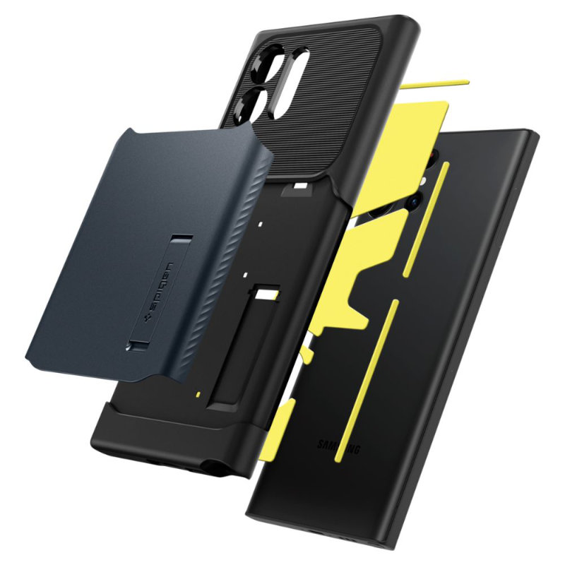 Spigen Slim Armor - Etui do Samsung Galaxy S23 Ultra (Metal Slate)