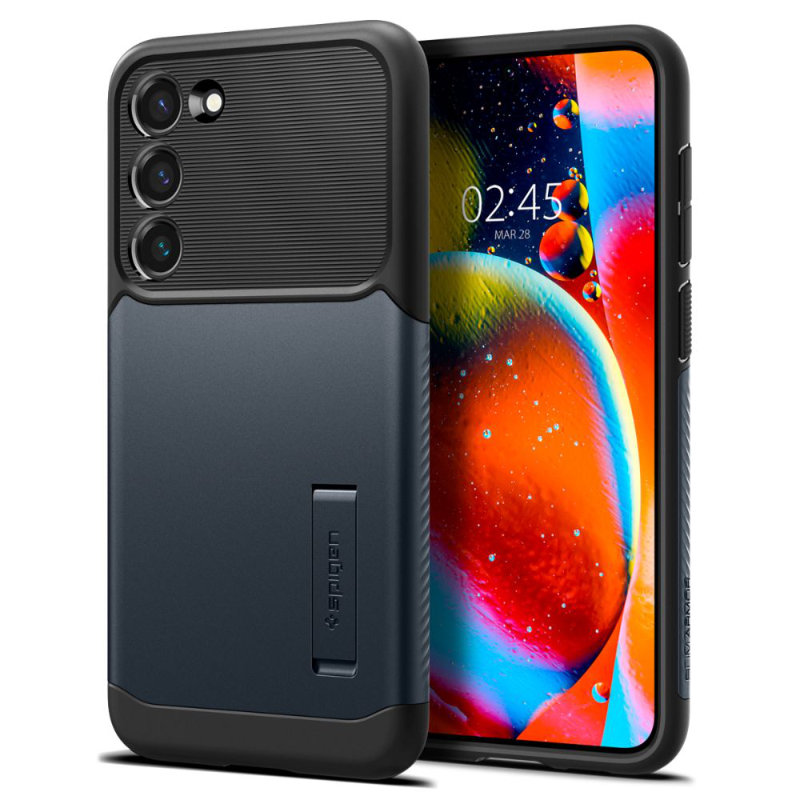 Spigen Slim Armor - Etui do Samsung Galaxy S23+ (Metal Slate)