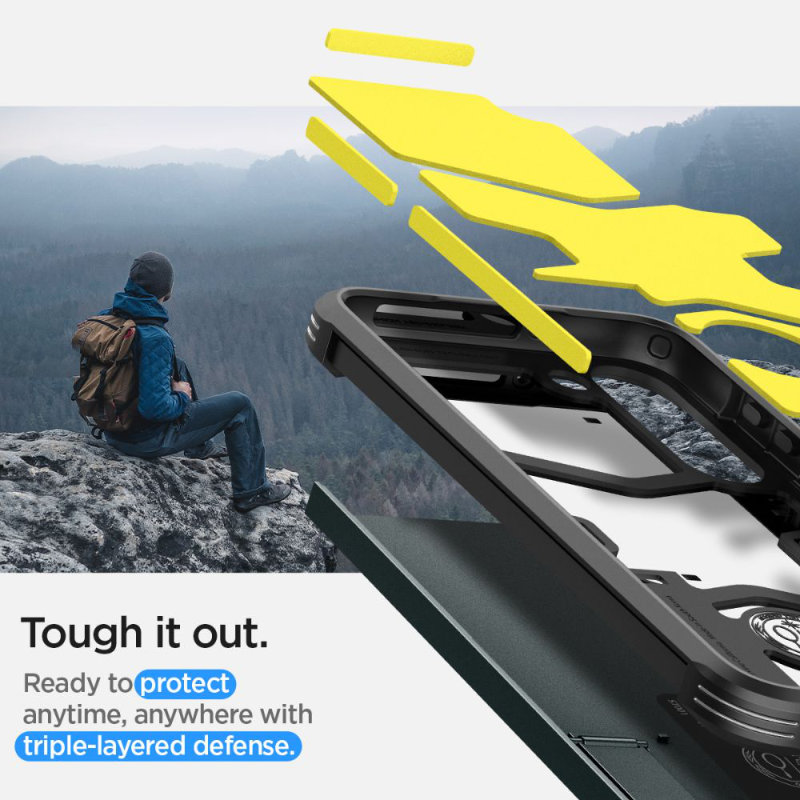 Spigen Tough Armor - Etui do Samsung Galaxy S23 (Abyss Green)