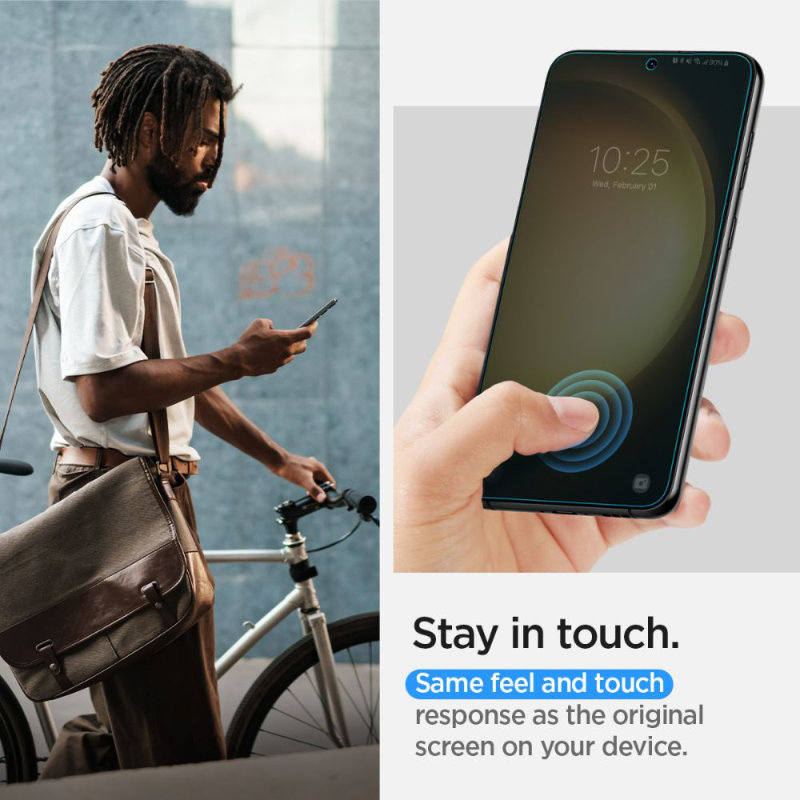 Spigen Neo Flex - Folia ochronna 2 szt. do Samsung Galaxy S23+ (Przezroczysty)