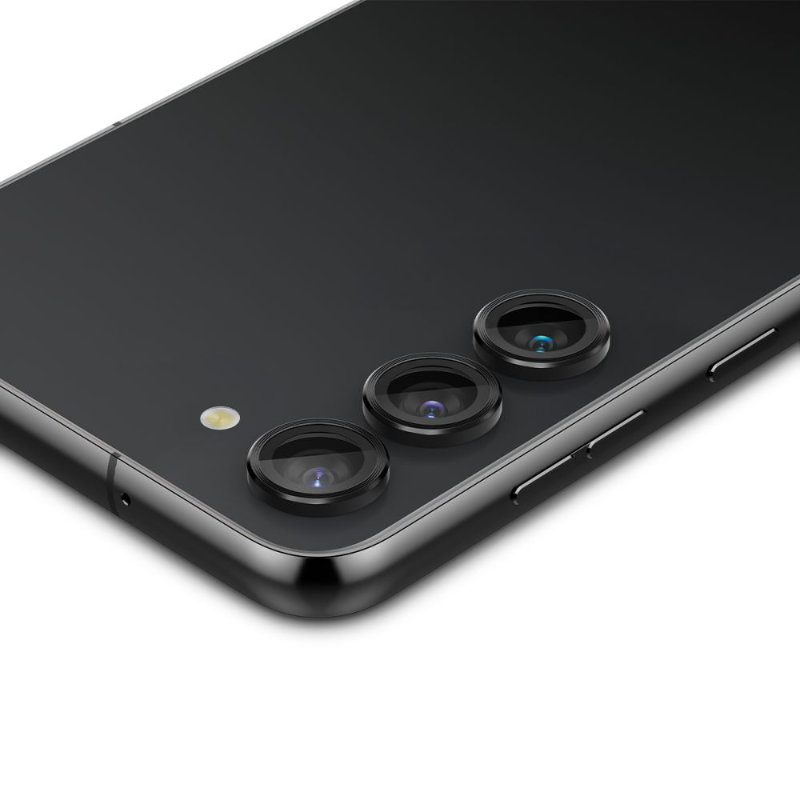 Spigen Optik Pro GLAS.TR EZ Fit Camera Protector 2-Pack - Szkło ochronne na obiektyw 2 szt. do Samsung Galaxy S23 / S23+ (Czarny)