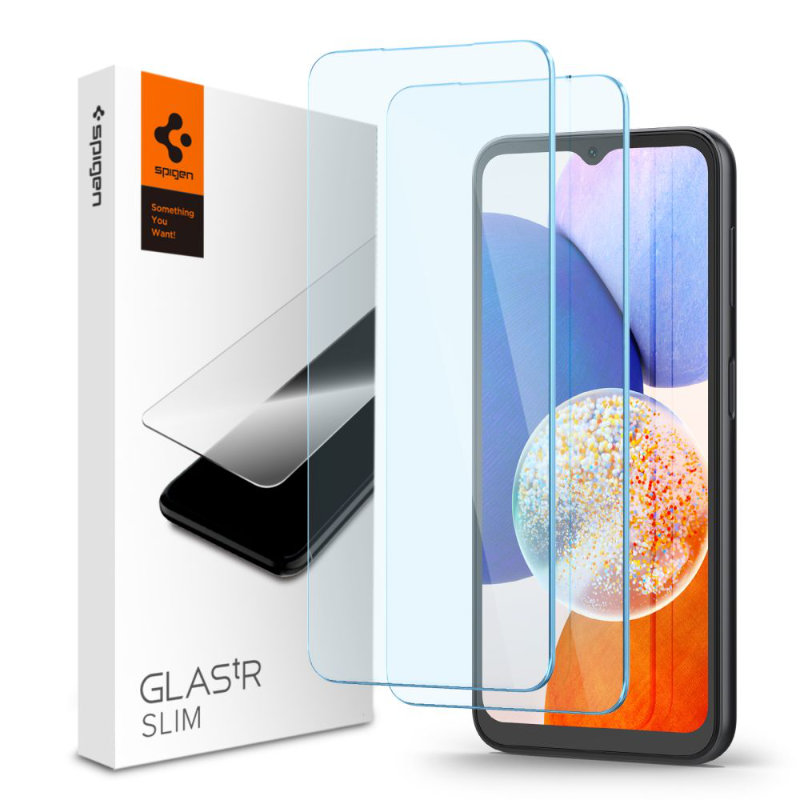 Spigen Glas.TR Slim 2-Pack - Szkło hartowane do Samsung Galaxy A14 5G (2 sztuki)
