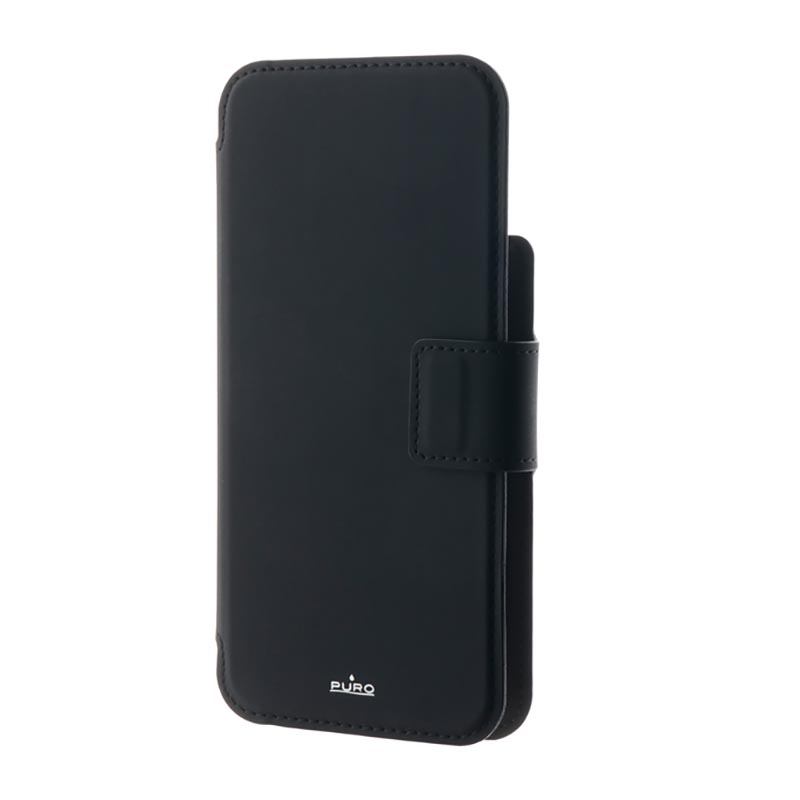 PURO Folio MagSafe Case – Etui iPhone 15 Plus / 14 Plus / 12 Pro Max (czarny)