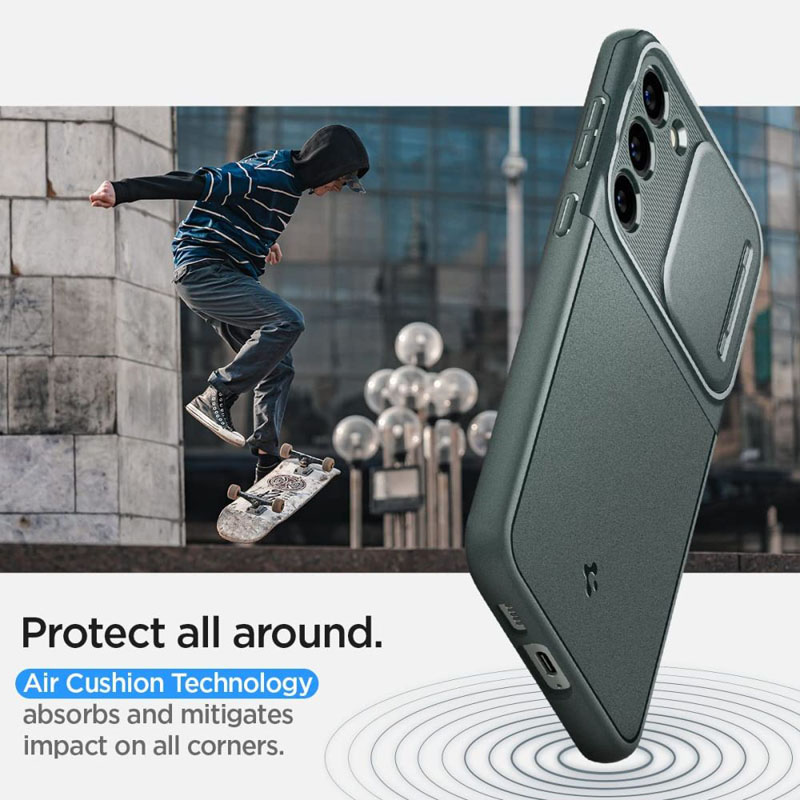 Spigen Optik Armor - Etui do Samsung Galaxy S23 (Abyss Green)