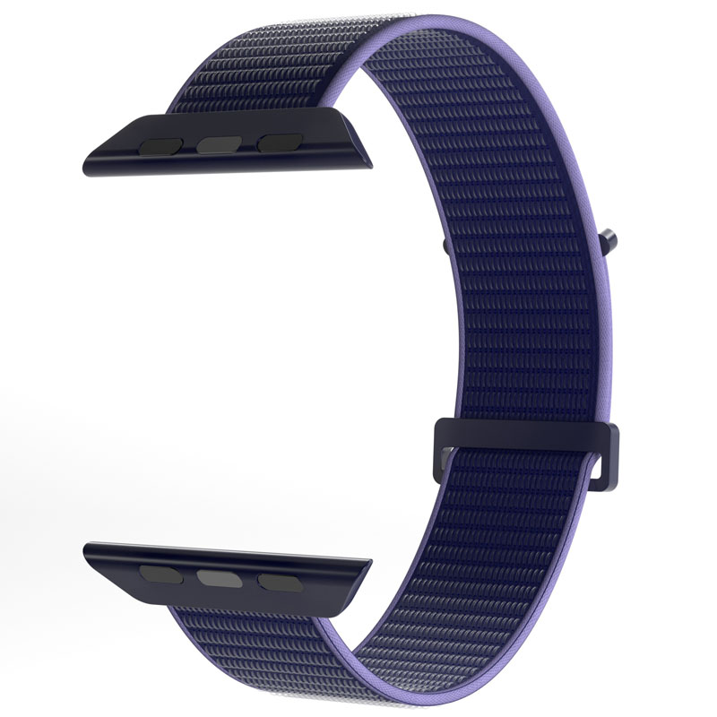 PURO Nylon Sport - Pasek do Apple Watch 44/45/46/49 mm (Granatowy)