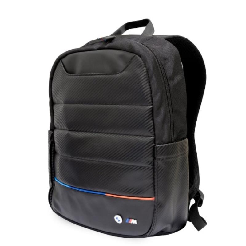 BMW Carbon&Nylon Tricolor - Plecak na notebooka 16" (czarny)