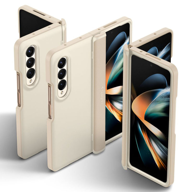 Spigen Slim Armor Pro - Etui do Samsung Galaxy Z Fold 4 (Pearled Ivory)