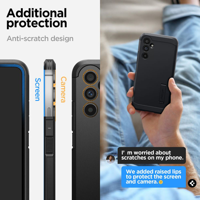 Spigen Tough Armor - Etui do Samsung Galaxy A54 5G (Czarny)
