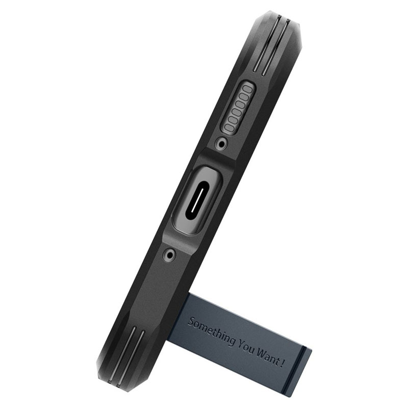Spigen Tough Armor - Etui do Samsung Galaxy A54 5G (Metal Slate)