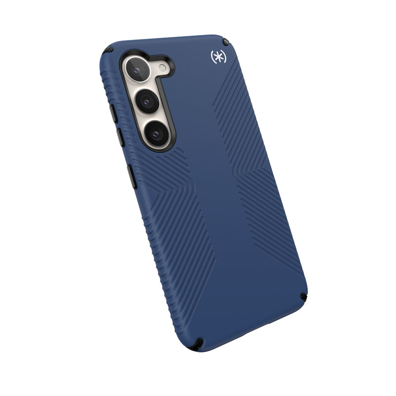 Speck Presidio2 Grip - Antypoślizgowe etui Samsung Galaxy S23 (Coastal Blue/Black)