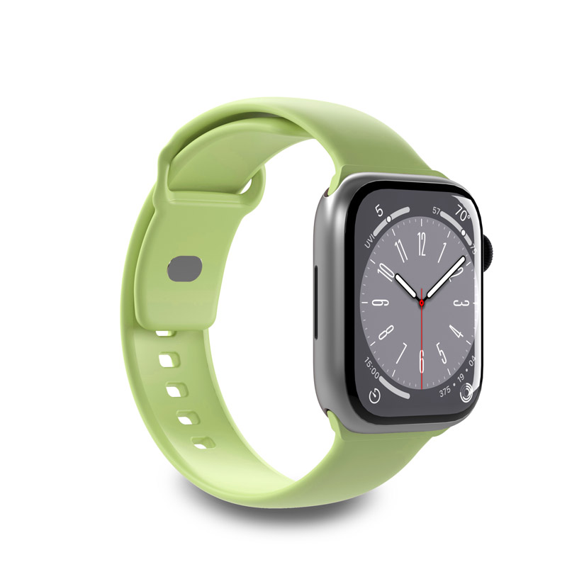 PURO ICON - Elastyczny pasek do Apple Watch 38/40/41/42 mm (S/M & M/L) (Matcha Green)